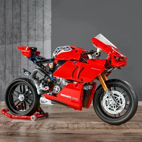 2024 New Technical Car Ducatis Famous Motorcycle 42107 Building Blocks Speed MOC Motorbike Model Bricks Assemble Toys Kids Gift